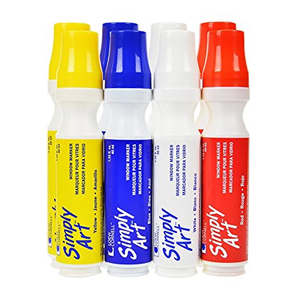 Car Markers - Bright Washable Window Markers (2 Pack)