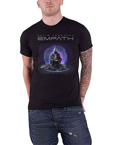 Devin Townsend T Shirt Empath Meditation Band Logo Official Mens Black