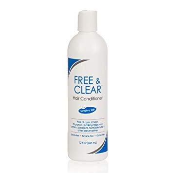 Vanicream Free & Clear Hair Conditioner | For Sensitive Skin | pH Balanced for all Hair Types | Fragrance and Paraben Free | 12 Ounce