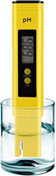 PH Meter for Water Hydroponics Digital PH Tester Pen 0.01 High Accuracy Pocket Size with 0-14 PH Measurement Range for Household Drinking, Pool and Aquarium Water PH Tester Design with ATC