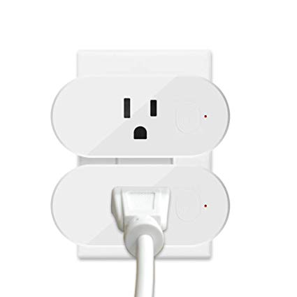 Smart Plug Wifi Outlet Compatible With Alexa, Echo, Google Home and IFTTT, 16A (2Pack)
