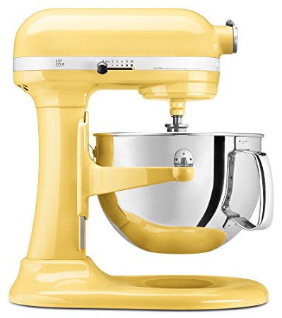 KitchenAid KP26M1XMY 6 Qt. Professional 600 Series Bowl-Lift Stand Mixer - Majestic Yellow