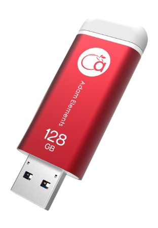 Adam Elements 128GB iKlips Lightning  USB 30 Flash Drive Red