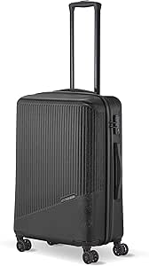 Travelite 4-Rad Hartschalenkoffer mittelgroß 65 Liter, Gepäck Serie Bali: ABS Hartschalen Trolley mit TSA Kombinationsschloss, 67 cm
