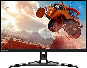 Lenovo Legion R27qe - 2024 - Gaming Monitor - 27" IPS Display - QHD Resolution - 180Hz - 178° View Angle - AMD FreeSync™ - 0.5ms MPRT - NearEdgeless Design