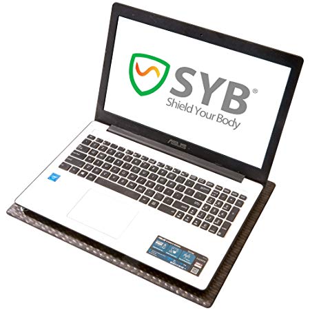 SYB Laptop Pad, EMF Radiation Protection Shield & Heat Blocker for Laptops up to 17"