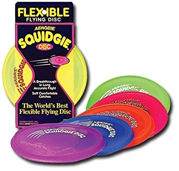 Aerobie Squidgie Flying Disc - 3 Pack - Assorted Colors