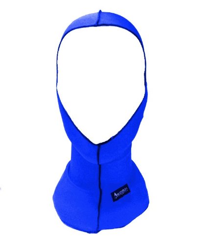 Aeroskin Nylon Spandex Solid Hood, Blue