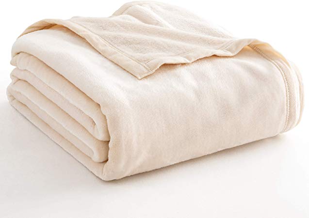 Fairpeak Luxury Fleece Blanket Super Soft Blanket Bed Warm Blanket Couch Blanket for All Season