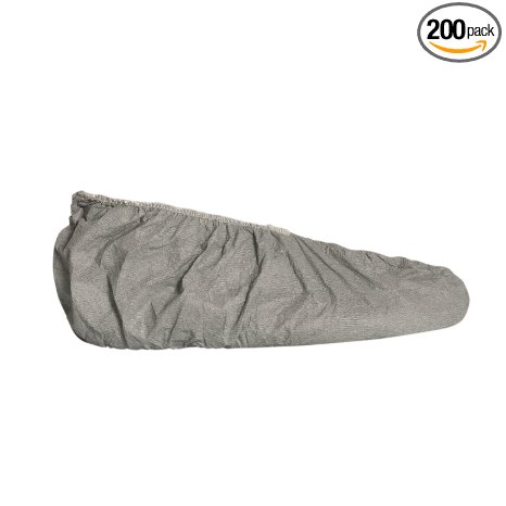 DuPont Tyvek FC450S Shoe Cover with Skid-Resistant Sole, Disposable, Gray, Universal Size (Pack of 200)