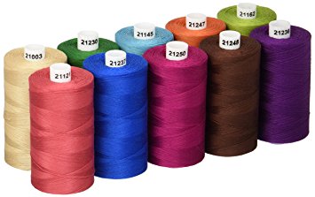 Connecting Threads 100% Cotton Thread Sets - 1200 Yard Spools (Bejeweled)