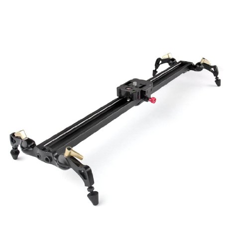 TNP 32"/80cm DSLR DV Camera Compact Track Dolly Slider Video Stabilization Stabilizer Rail System with 17.6ibs/8kg Load Capacity for Studio Photography and Video