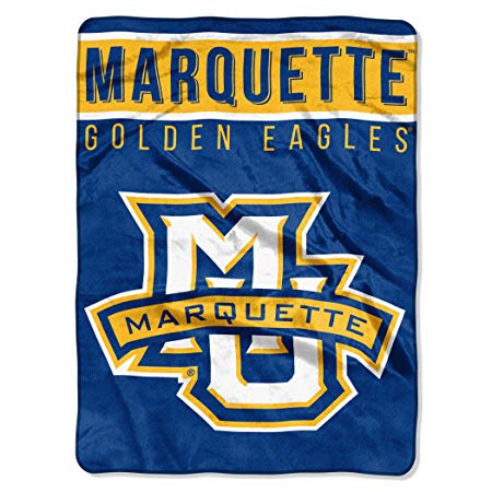 THE NORTHWEST COMPANY Officially Licensed NCAA Basic Raschel Throw Blanket, 60" x 80", Multi Color