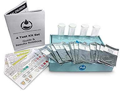 4-Pack Water Testing Kits Perfect For Students, Classrooms and Science Fairs