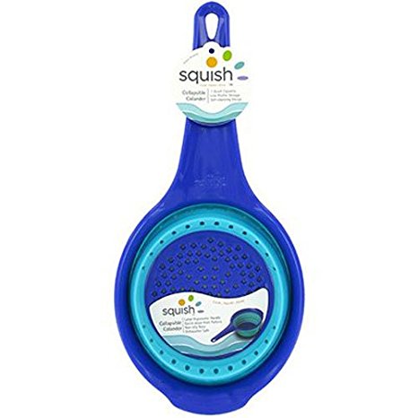 Squish 1 quart Colander, Blue