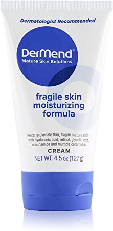 DerMend Fragile Skin Moisturizing Cream 4.5 Oz Tube - PACK OF 2