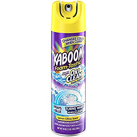 Kaboom Foam-Tastic Bathroom Cleaner with OxiClean, Citrus 19oz.