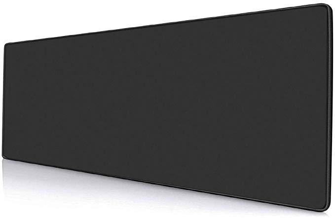 Cmhoo XXL Large Mouse Pad & Computer Gaming Mouse Mat Desk Pad (80x30 Black)