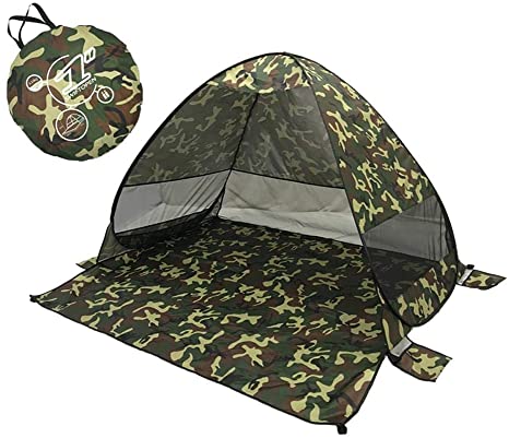 Lightahead Backpacking-Tents lightahead Automatic pop up uv Resistant 'uv50 ' Sun Shade Portable Camping Tent picnicing Fishing Hiking Canopy Easy Setup Outdoor Cabana Tents with Carry Bag