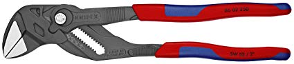 KNIPEX Tools 86 02 250 10-Inch Pliers Wrench Black Finish Comfort Grip