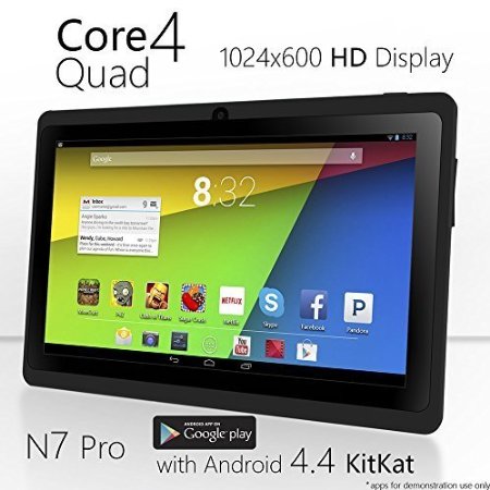 NeuTab N7 Pro 7 Quad Core Google Android 44 KitKat Tablet - Black
