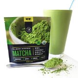 New Authentic Japanese Matcha Green Tea Powder By Jade Leaf Organics - 100 USDA Certified Organic All Natural Nothing Added - Culinary Grade for Mixing into Smoothies Lattes Baking and Cooking Recipes 30g starter size