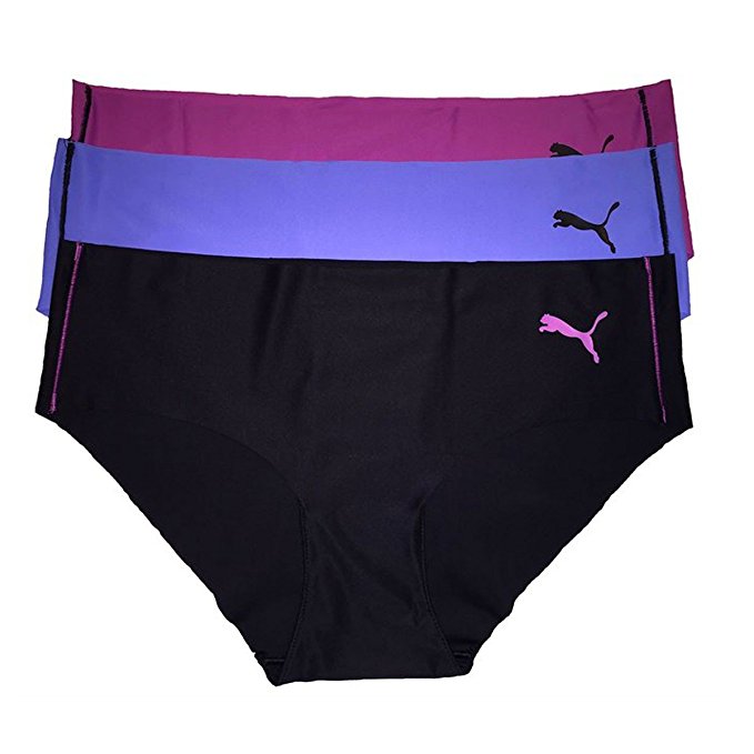 Puma Women's Laser Cut Sport Hipster Panties Underwear