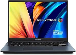 ASUS Vivobook Pro 14 2024 Laptop / 14" NVIDIA GeForce RTX 3050 90hertz / AMD Ryzen 7 6800H 8 Cores / 16GB LPDDR5 1TB NVMe SSD M.2 / Backlit Keyboard Fingerprint Wi-Fi 6E / Win10 / Quiet Blue