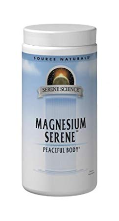 Source Naturals Serene Science Magnesium Serene Tangerince Flavored, Peaceful Body, 9 Ounces