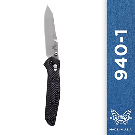 Benchmade - 940-1 Knife, Reverse Tanto, Carbon Fiber Handle