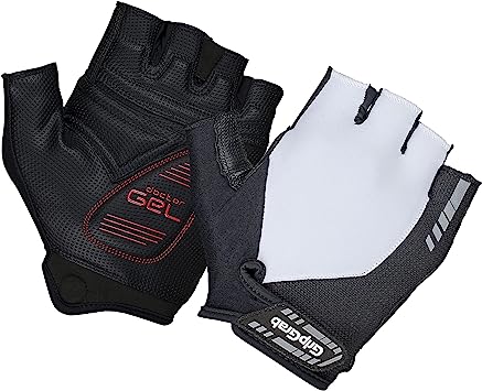 GripGrab ProGel Padded Half Finger Road Riding Summer Cycling Gloves Bicycle Gloves Biking Gloves Men Womens Fingerless