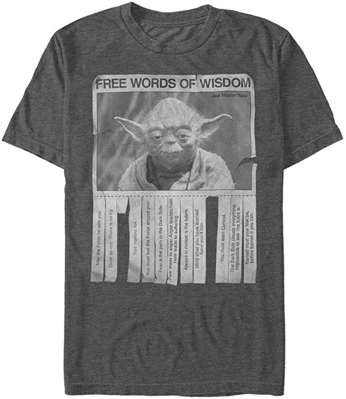 Star Wars Men's Words Of Wisdom T-Shirt