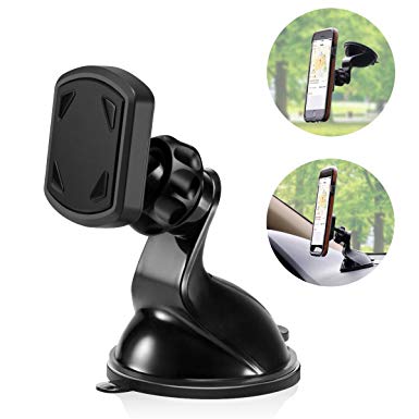 Magnetic Phone Holder for Car, Universal Car Phone Mount, Suitable for iPhone X 8/7/7Plus/6s/6Plus/5S, Galaxy S5/S6/S7/S8, Google Nexus, and More Smart Devices