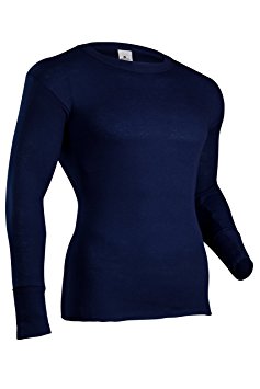 Indera Men's Polypropylene Performance Rib Knit Thermal Underwear Top