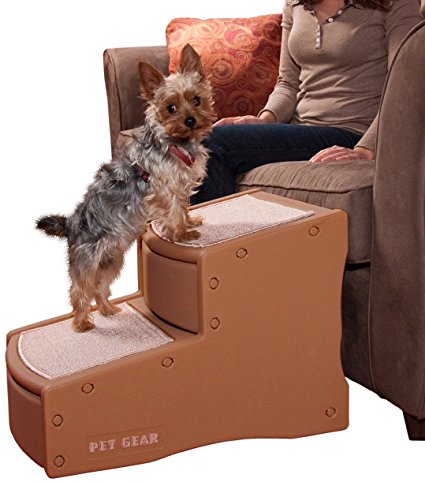 Pet Gear Easy Step II Pet Stairs, 2-step/for Cats and Dogs up to 150-pounds