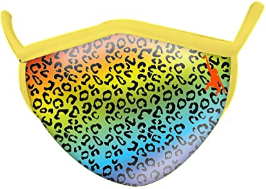 Wild Republic Face Mask Child Wild Republic Wild Smiles Face Masks, Rainbow Leopard, Child US