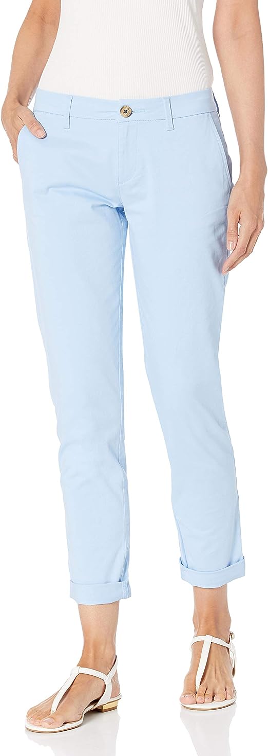 Tommy Hilfiger Women's Relaxed Fit Hampton Chino Pant (Standard and Plus Size)