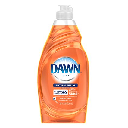 Dawn Ultra Antibacterial Hand Soap Orange Scent Dishwashing Liquid, 21.6 Fl Oz