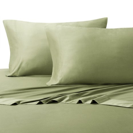 ABRIPEDIC BAMBOO SHEETS 600 Thread Count Silky Soft sheets 100 Viscose from Bamboo Sheet Set Queen Sage