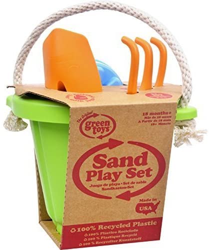 SAND PLAY SET,GREEN , Pack of 3