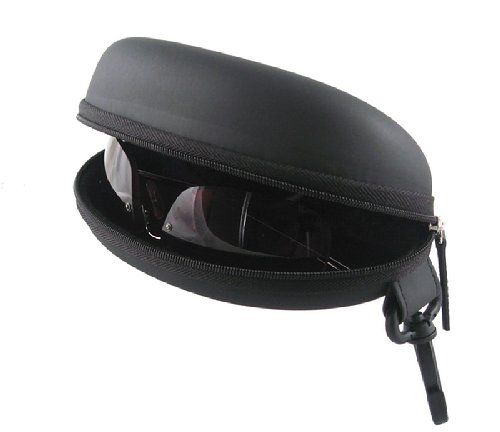 Action Sports Protective Semi Hard Sunglasses  Eyeglasses Case with Zipper Hook or Belt Loop  100 Money back Guarantee  Medium to Large Frames  Many Colors  Many styles  For Men and Women