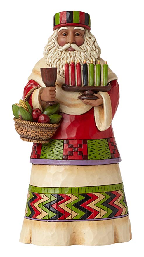 Jim Shore Heartwood Creek African Santa Stone Resin Figurine