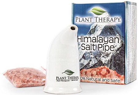 Refillable Pink Himalayan Salt Inhaler with Pink Himalayan Crystal Salt