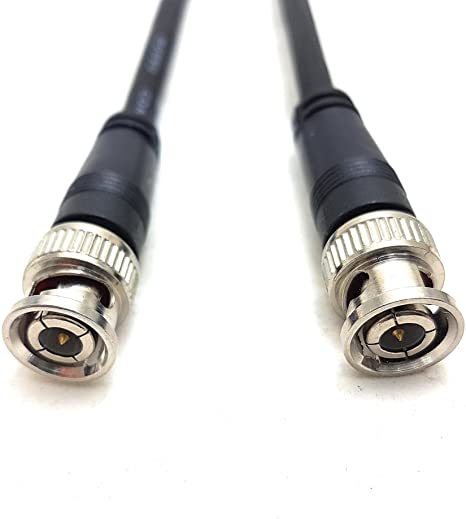 MainCore 1m Long BNC to BNC / RG59 75ohm CCTV Camera Video Cable Lead (Available in 0.15m, 0.25m, 0.50m, 1m, 1.5m, 2m, 3m, 5m, 10m, 20m, 30m) (1m)