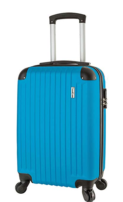 TravelCross Philadelphia 22'' Carry On Lightweight Hardshell Spinner Luggage - Light Blue