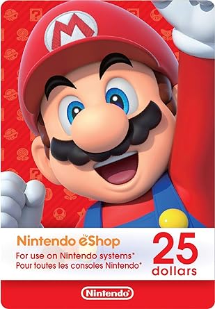 $25 Nintendo eShop Gift Card [Digital Code]