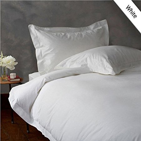 QUEEN 600TC WONDERFUL 100# EGYPTIAN COTTON 1PC DUVET COVER,WHITE SOLID