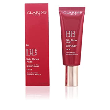 Clarins Bb Skin Detox Fluid SPF 25, 00 Fair, 1.6 Ounce