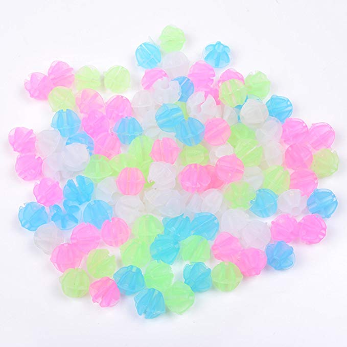 KLOUD City® Assorted Colors Bike Bicycle Wheel Spokes Luminous Plastic Clip Bead/ Spoke Decorations