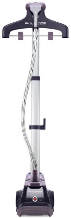 Rowenta IS6202 Partner of Fashion Full Size Garment Steamer with Retractable Pole and Foot Operated On-Off Switch, 1500W, Purple